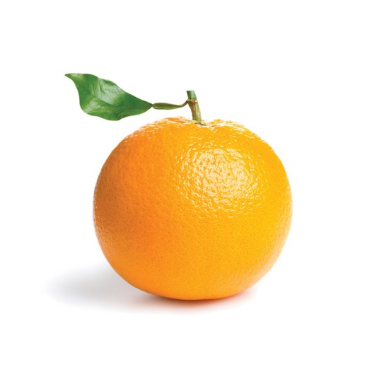 Organic Orange Juicy With The Leaf